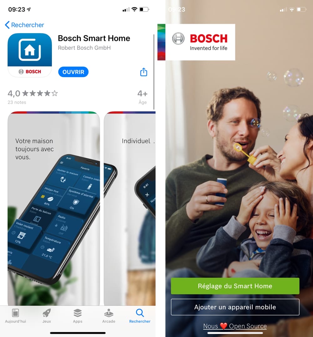 Bosch Smart Home app