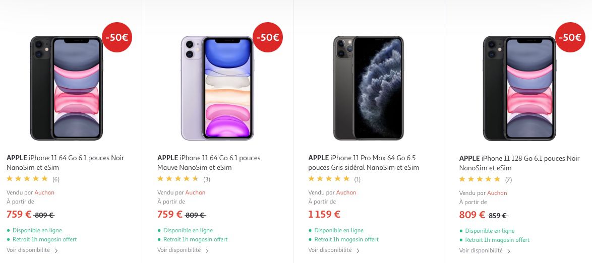 Promo l'iPhone 11 redescend à 759 € iGeneration
