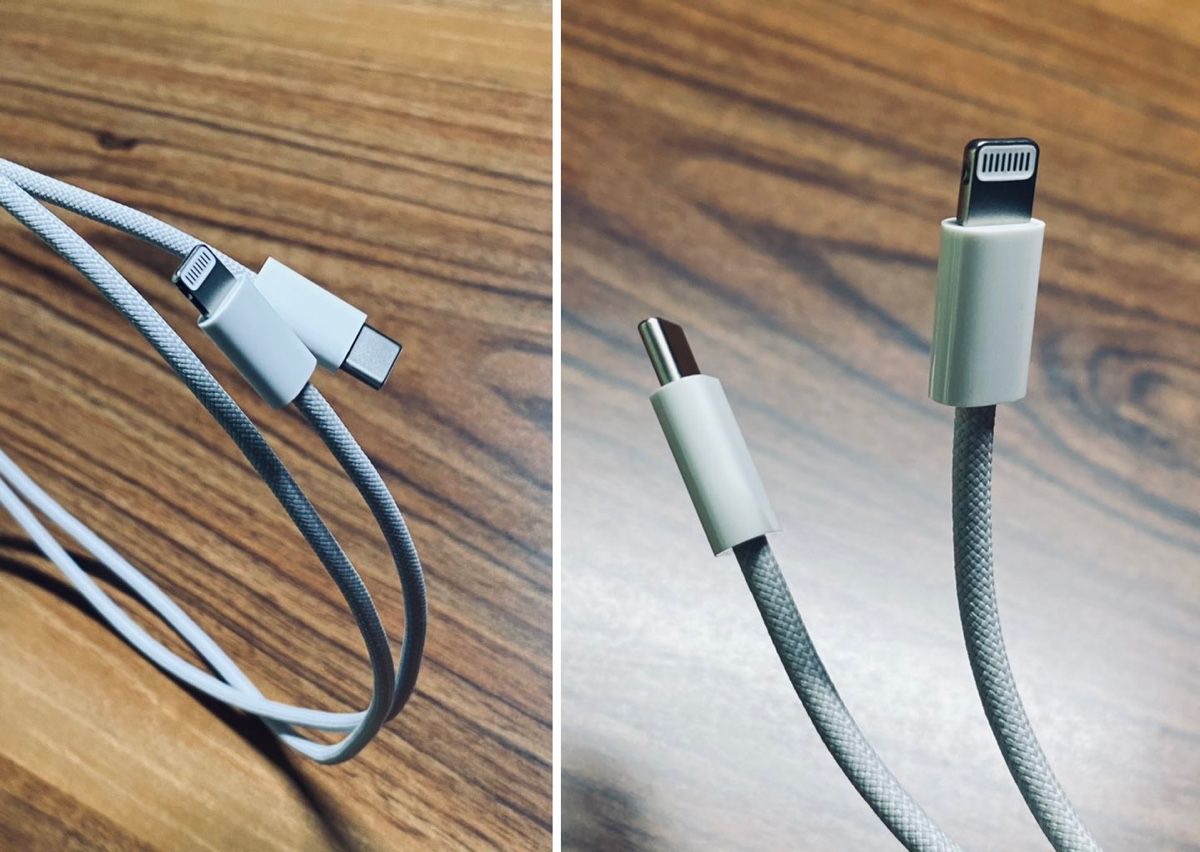 iPhone 12 : de nouvelles photos du câble tressé qui devrait être (seul)  dans la boîte