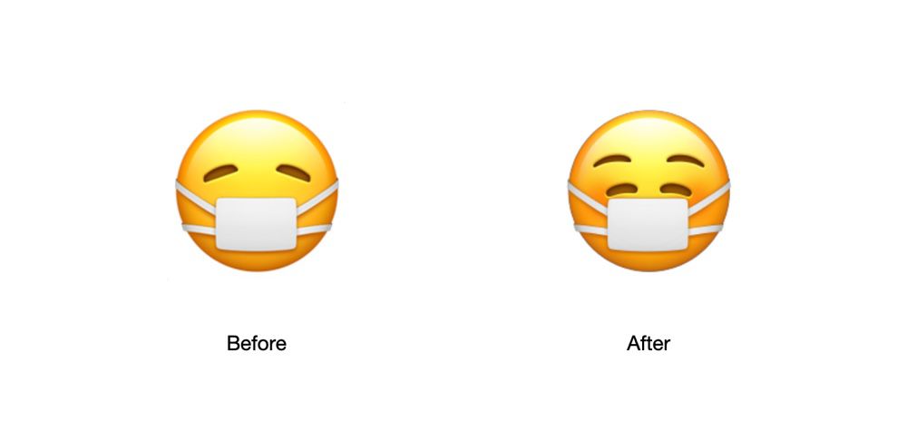 Emoji Derriere Le Masque Un Bonhomme Qui Sourit Igeneration