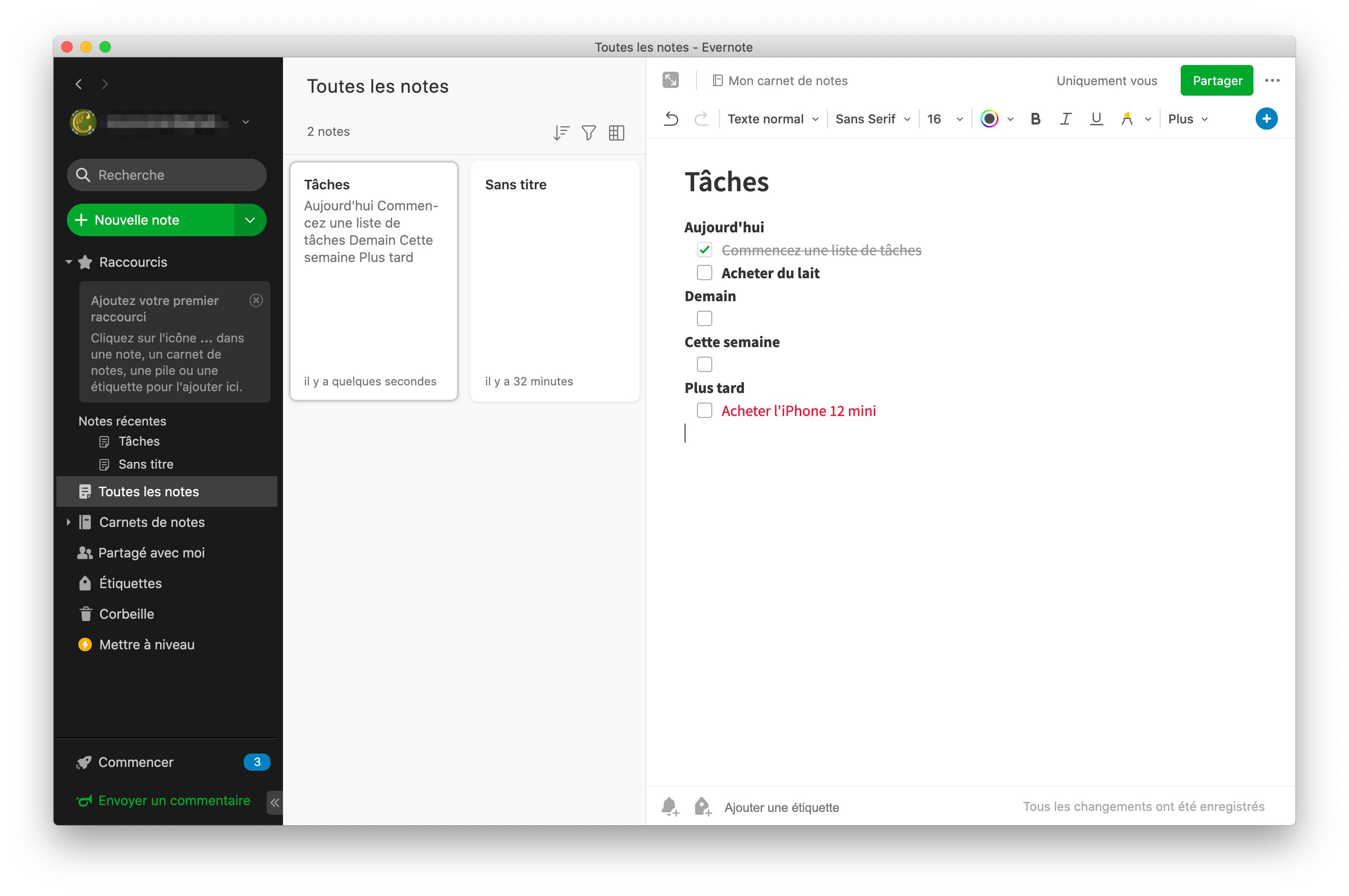 get evernote for windows to look like mac