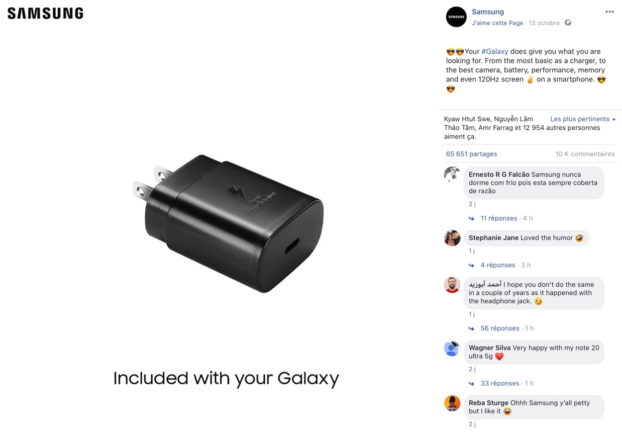 Pourquoi Samsung ne fournit ni chargeur ni écouteurs avec ses