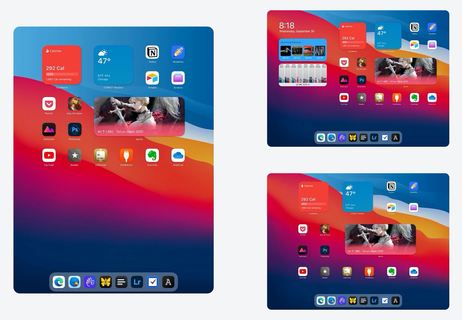Une proposition intéressante pour des widgets sur l'écran d'accueil de ...