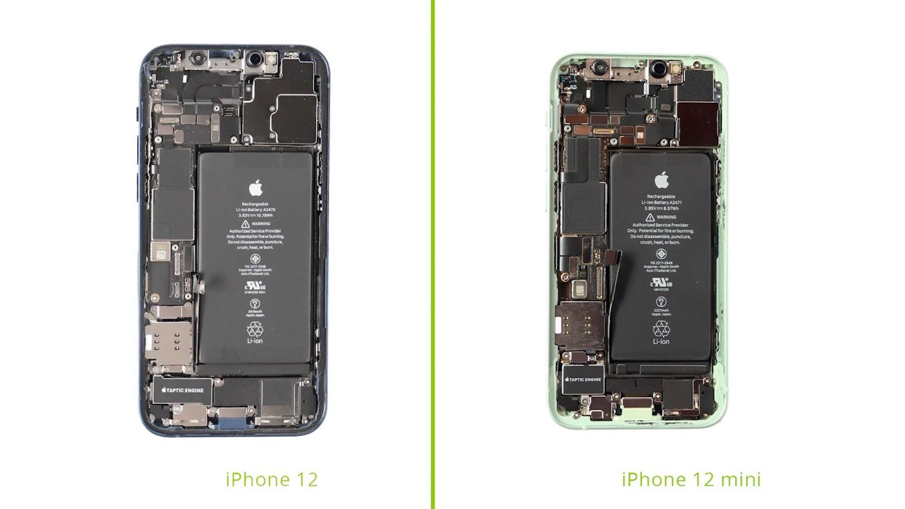 Premier démontage d'un iPhone 12 mini et iPhone 12 Pro Max