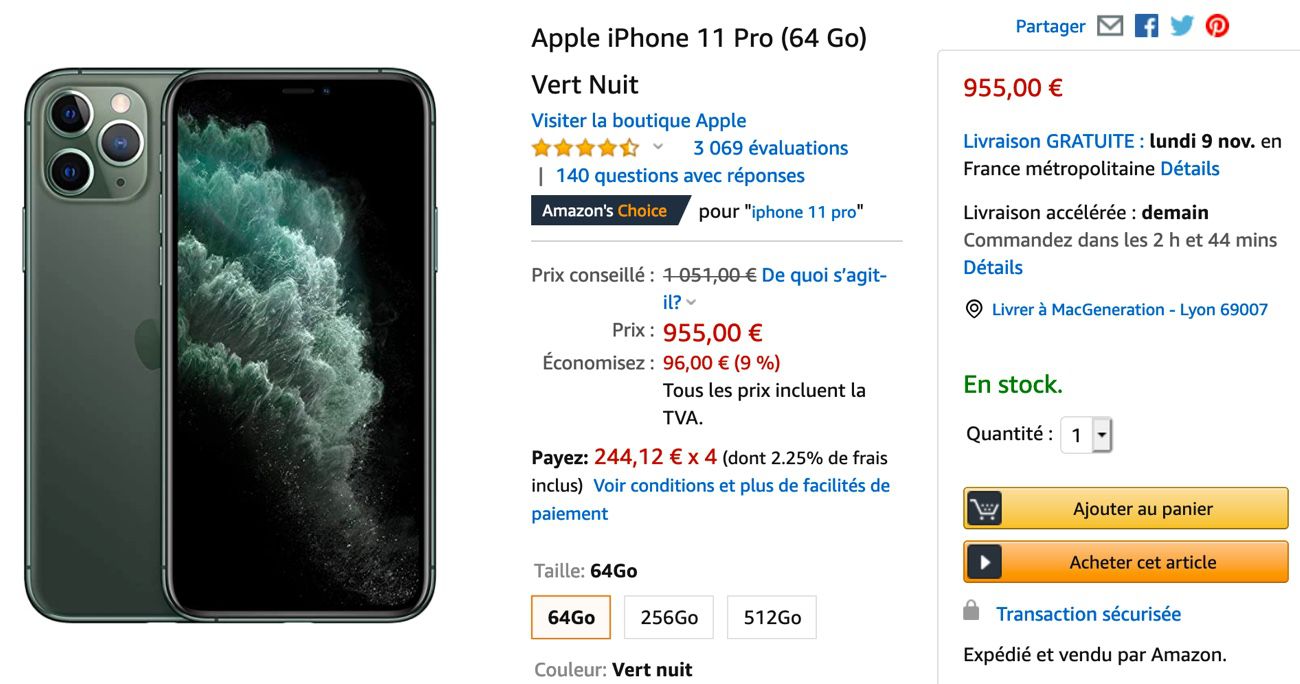 Apple iPhone 11 : meilleur prix, fiche technique et actualité – Smartphones  – Frandroid