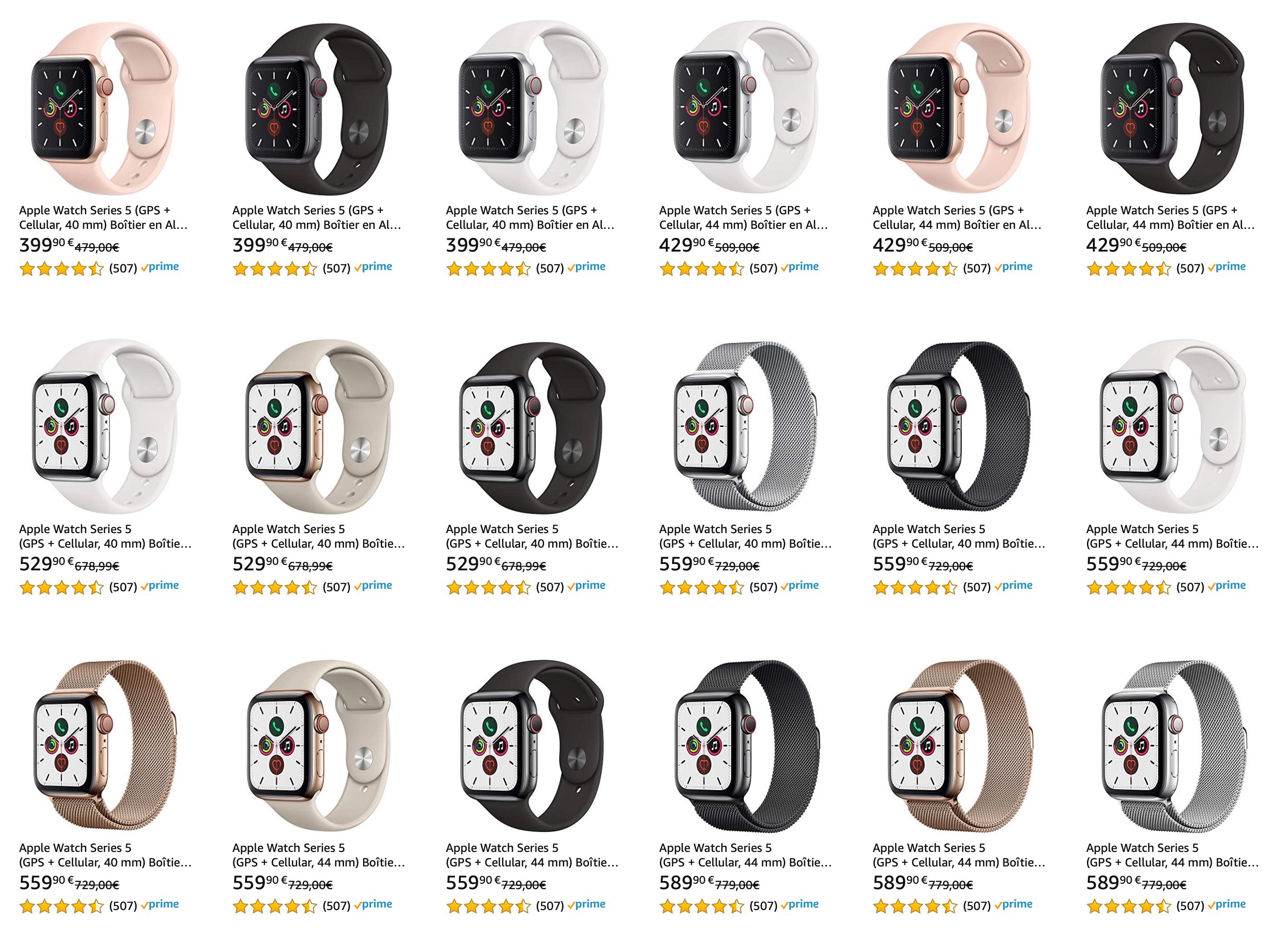 gps cellular apple watch 5