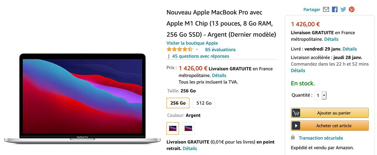 Debut De Baisse De Prix Pour Le Macbook Pro M1 Macgeneration