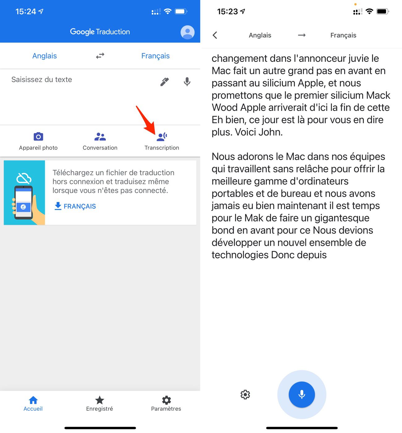 google translate app