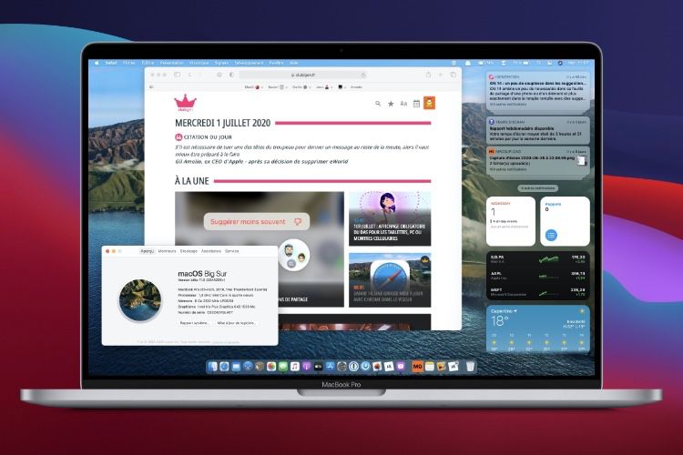 macOS 10.15.6 règle le problème d'USB 2.0 des MacBook Air et Pro