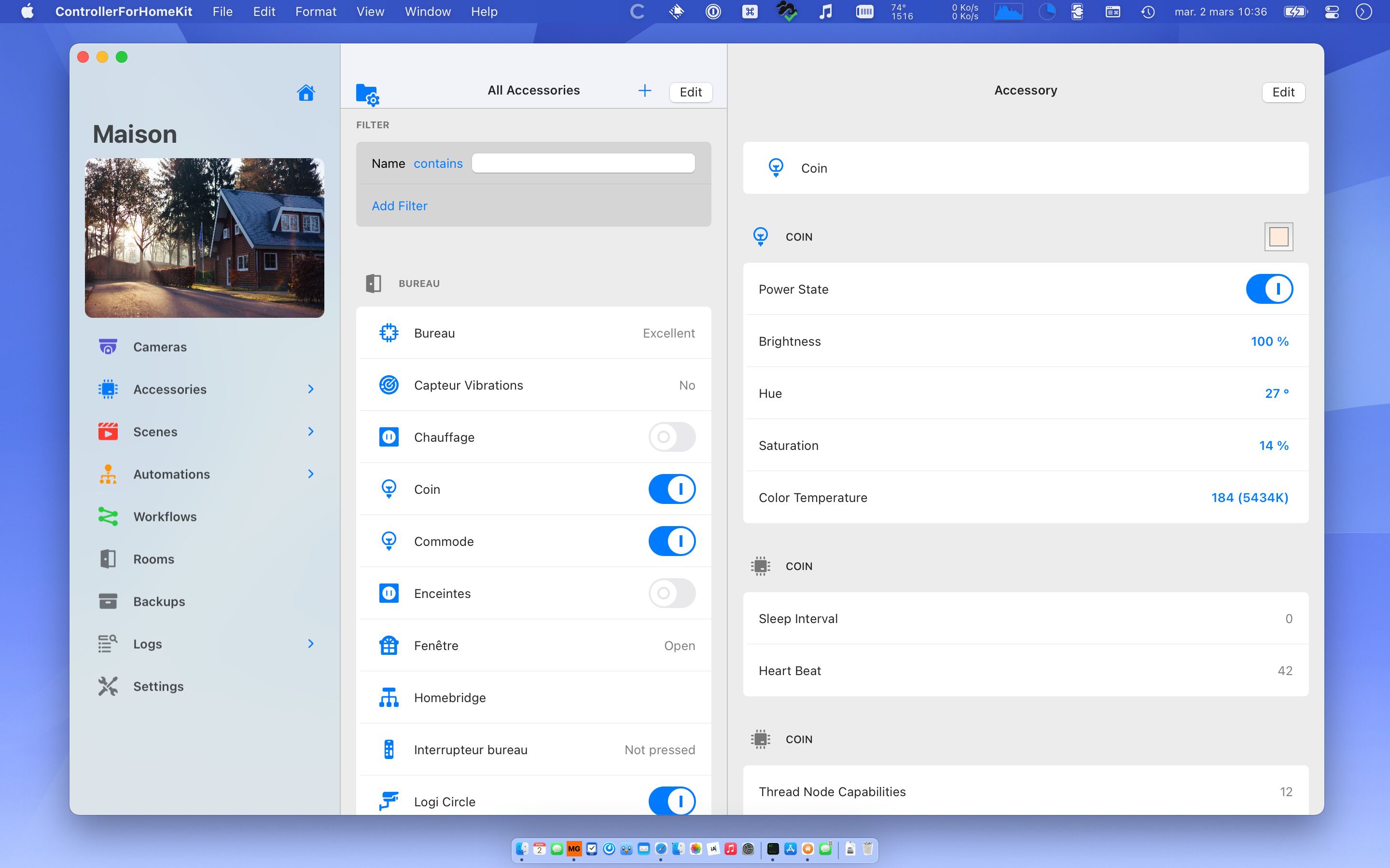 Controller for HomeKit est aussi disponible sur macOS Big Sur