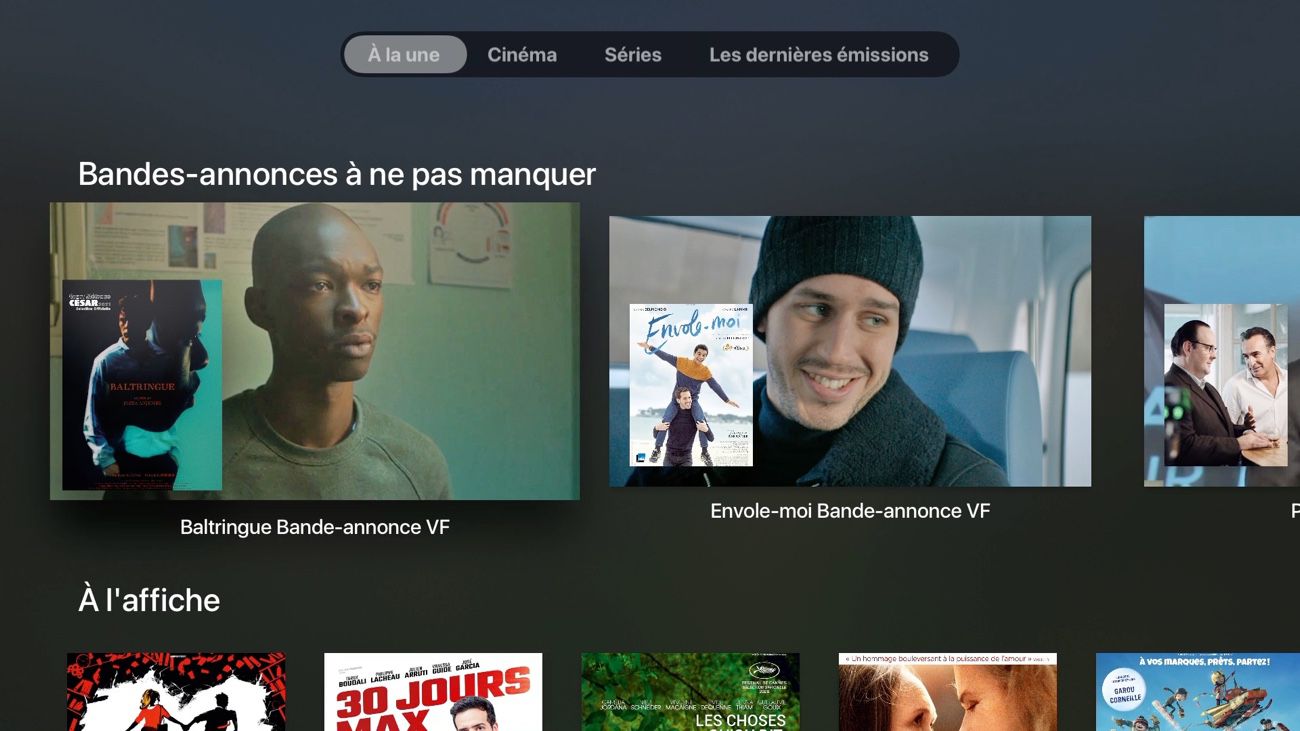 Ravalement D Interface Pour Les Apps Youtube Et Allocine Sur Apple Tv Igeneration