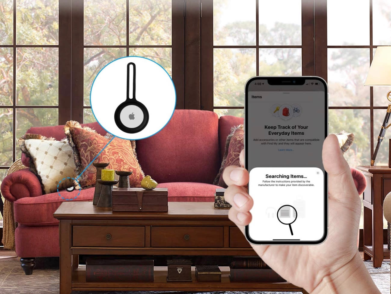 Tracker connecté Apple AirTag (Pack de 4) - Accessoire téléphonie,  accessoire airtag 