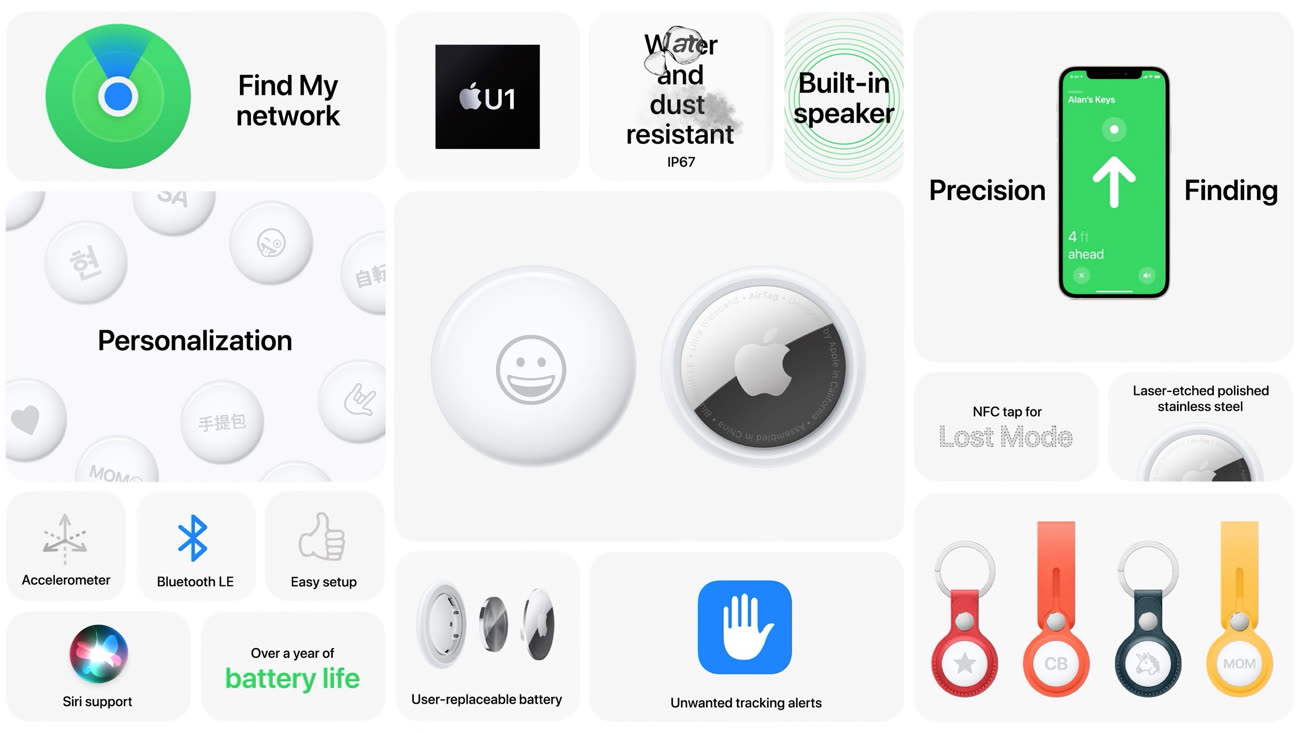 Apple lance ses AirTags, un nouvel accessoire connecté pour ne plus jamais  rien égarer
