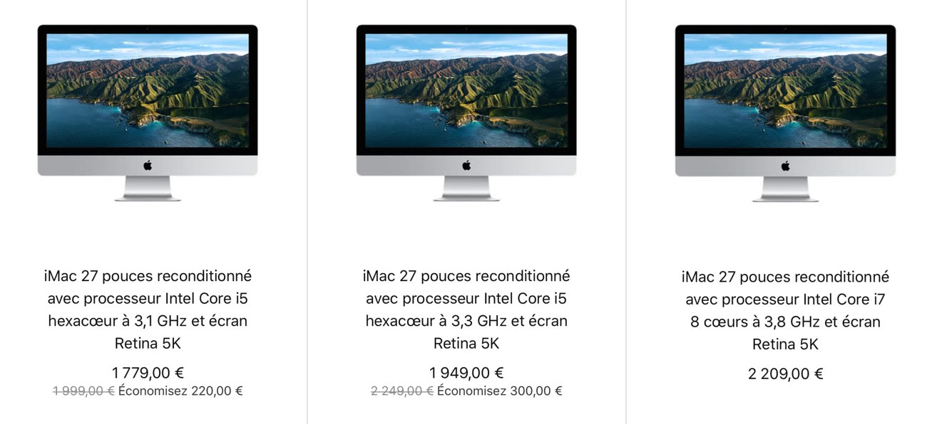 iMac 27 pouces Reconditionné