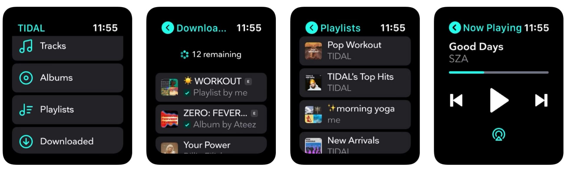 tidal android wear