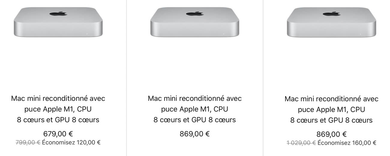 Mac mini reconditionné avec puce Apple M2, CPU 8 cœurs et GPU 10 cœurs -  Apple (FR)