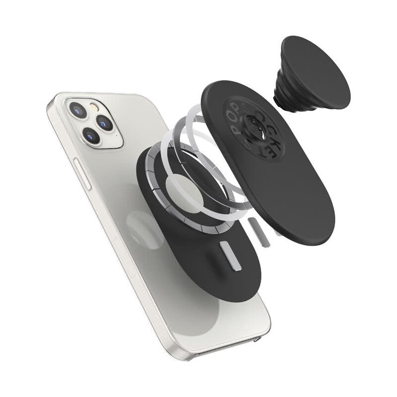 PopGrip pour MagSafe Gold Lutz Marble Support et Poignée pour Smartphone et Coques avec Un Top Interchangeable PopSockets