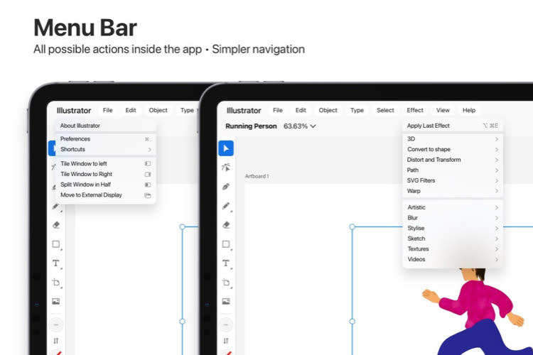 Grâce à Catalyst, Apple pourrait facilement ajouter une barre des menus à iPadOS