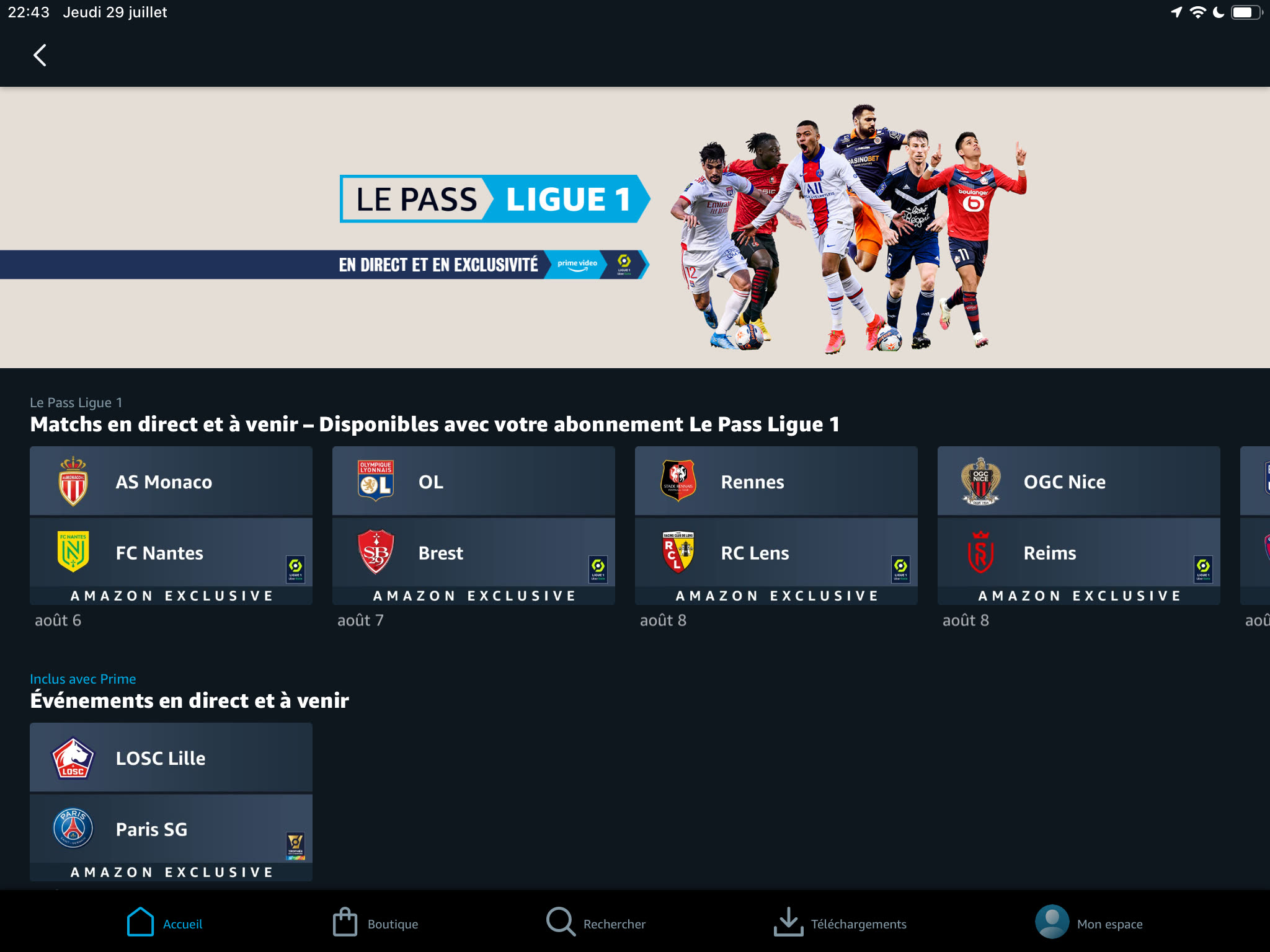 Peut On Partager Amazon Prime Video Ligue 1 Prime Video : Amazon lance son « Pass Ligue 1 » avec un essai gratuit