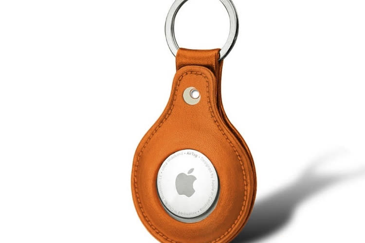 Un porte-clef AirTag haut de gamme et une housse Siri Remote en cuir chez  Noreve