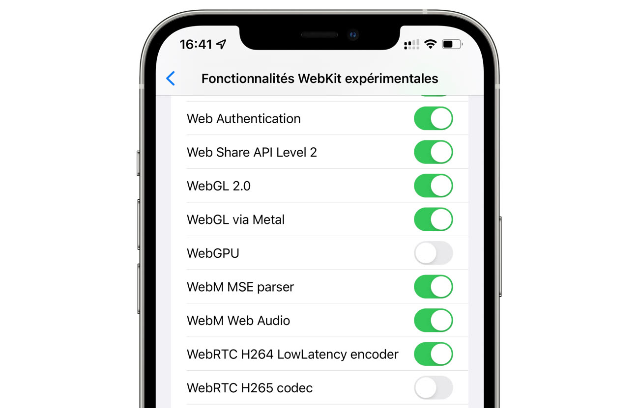mobile safari webm support