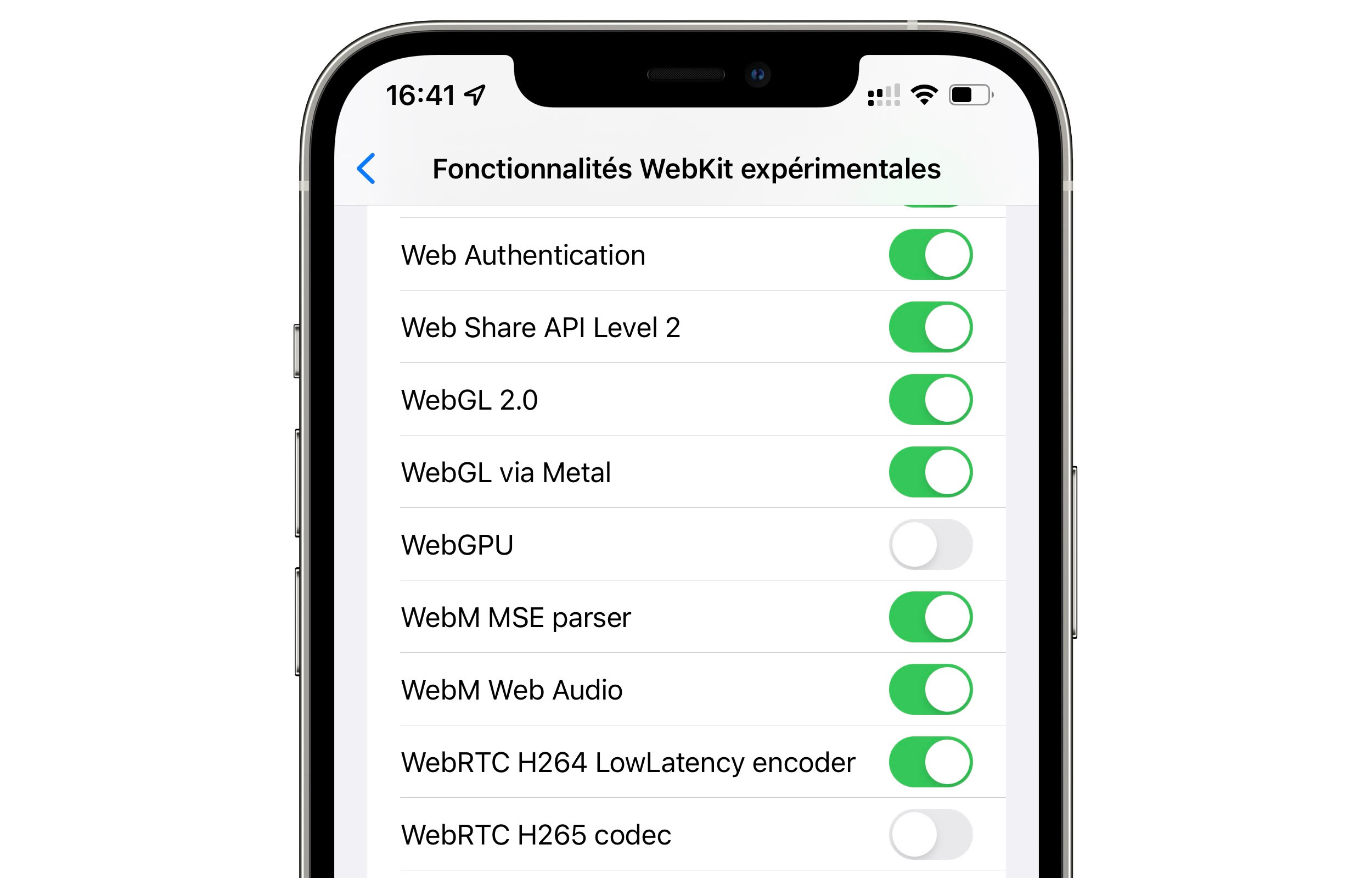 mobile safari webm support