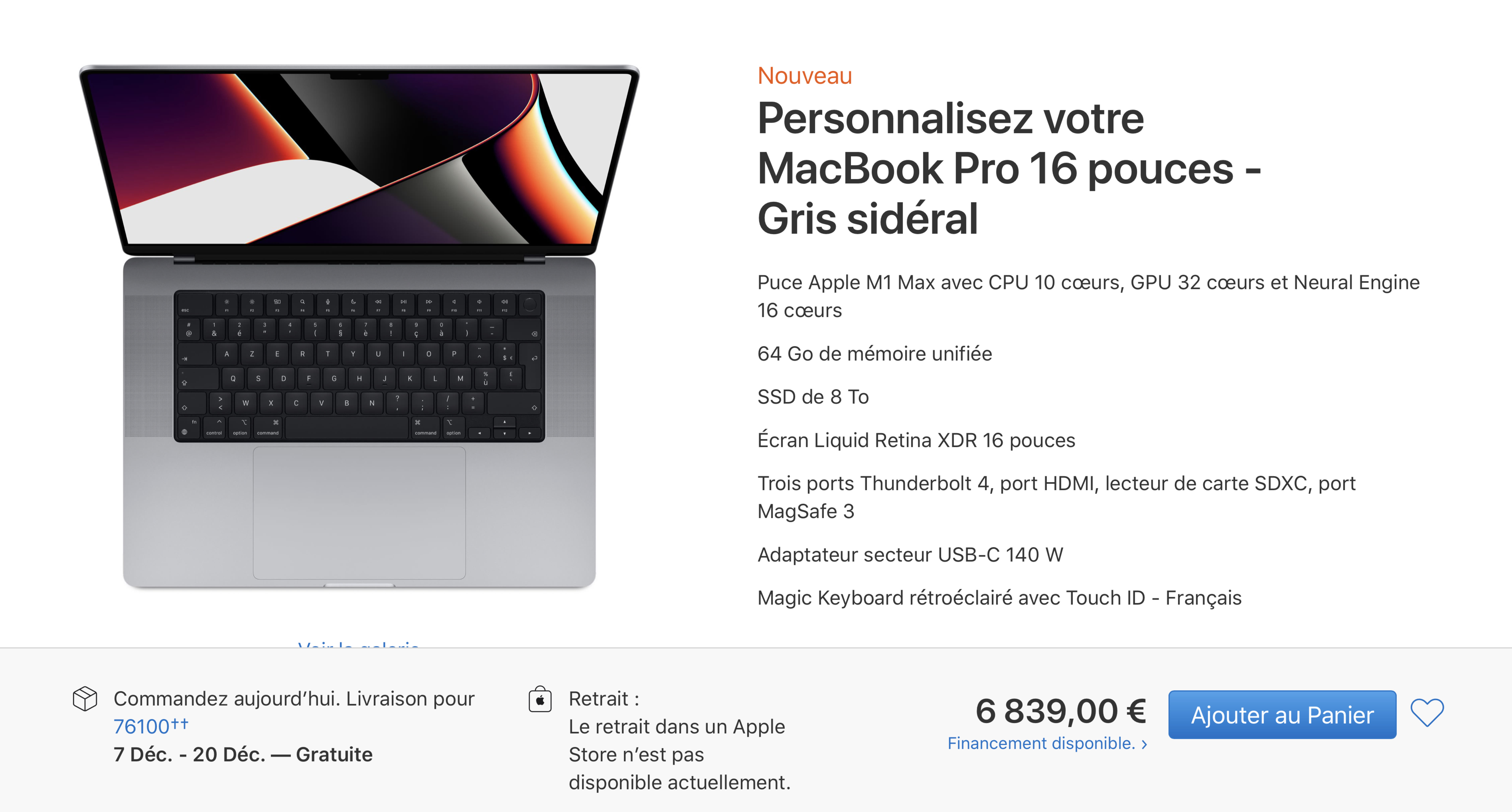 Купить Macbook Pro 16 Max 2025