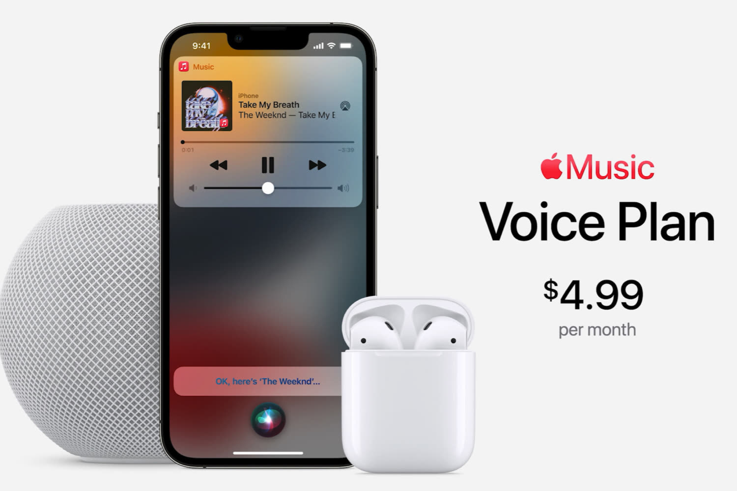 Apple Music : plus de playlists et une formule Voix seulement