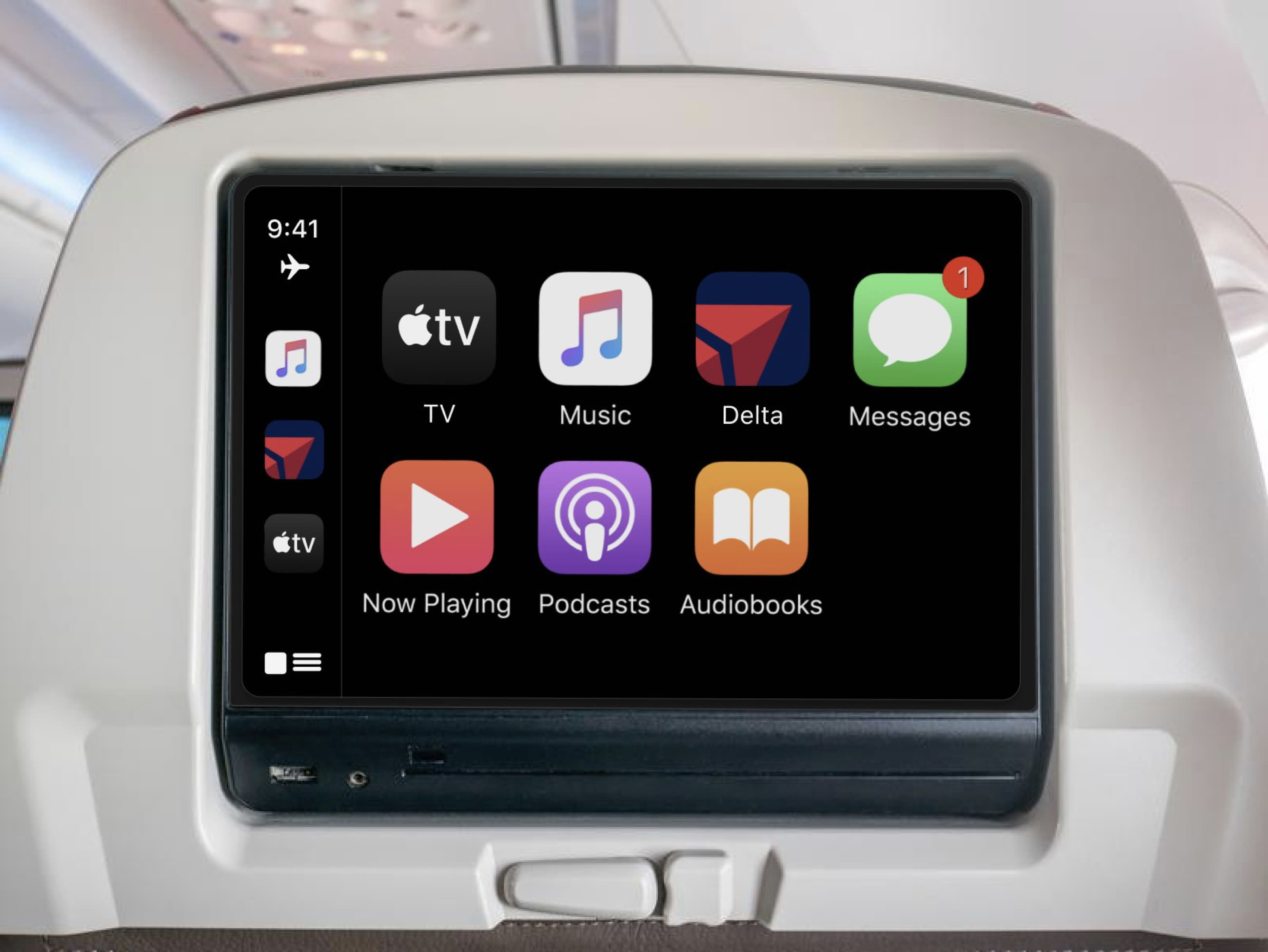 Concept : « AirPlay », le CarPlay pour les avions