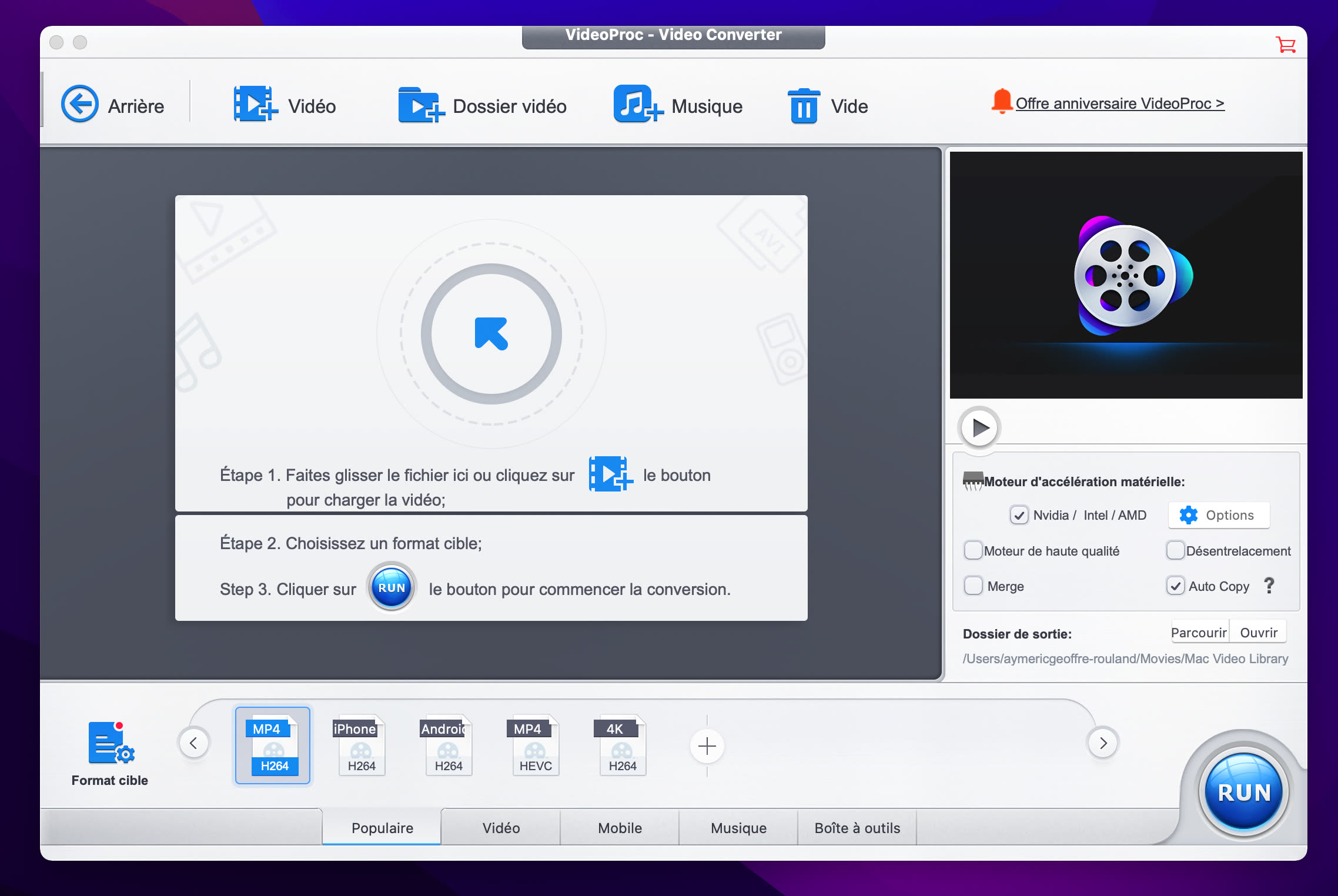 VideoProc Converter 6.1 download the last version for mac