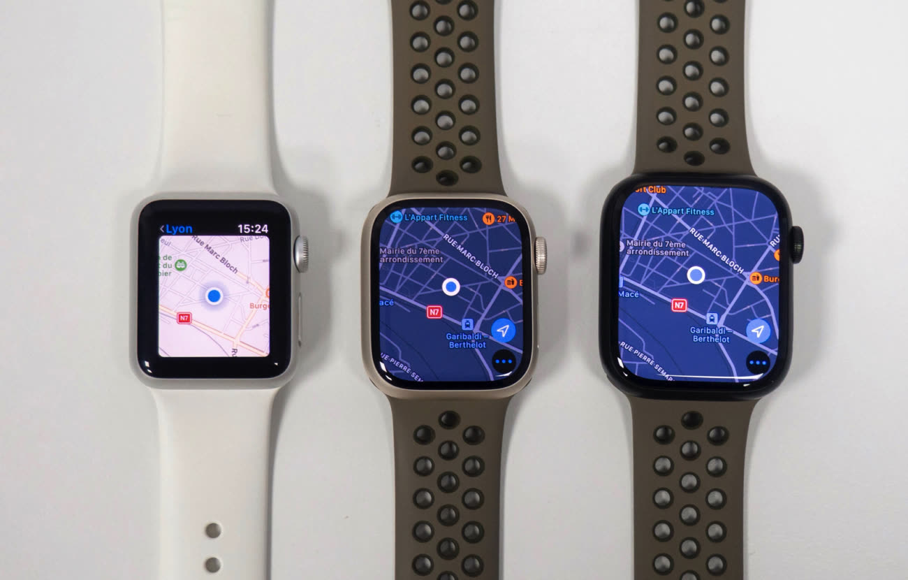 Quelle taille d'Apple Watch choisir ? Trois solutions pour tester