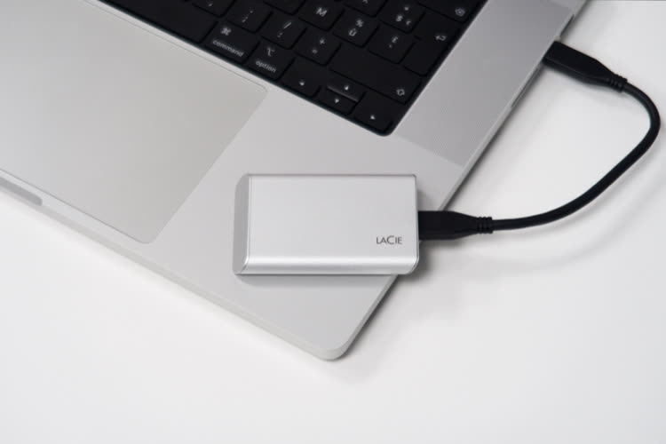 Mini-test du LaCie Portable SSD : un tiers plus petit, deux fois plus rapide