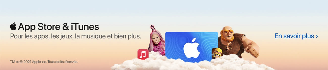  Carte App Store & iTunes de 15 €