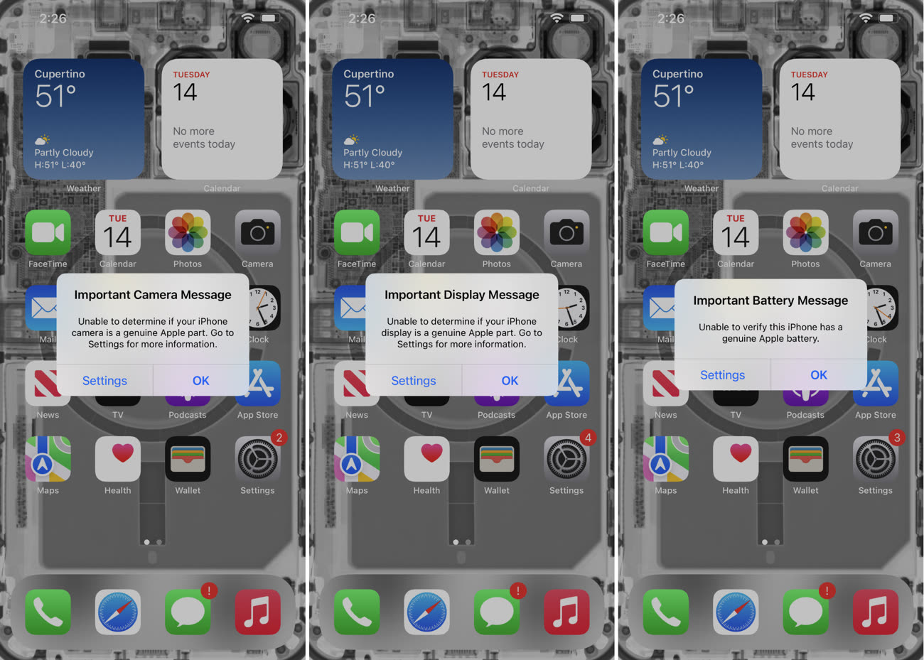 Sur l'iPhone 13, l'écran pourra finalement être remplacé par tous les  réparateurs