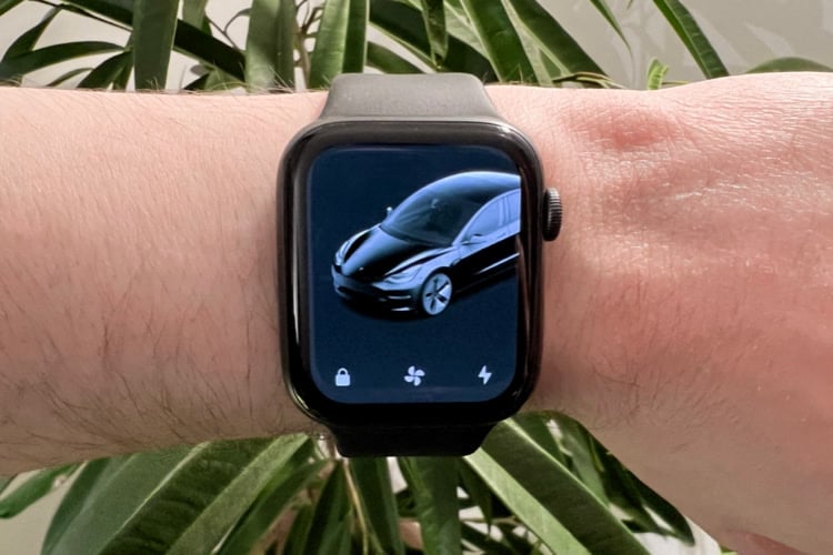 L’Apple Watch en guise de clé de voiture chez Tesla ?