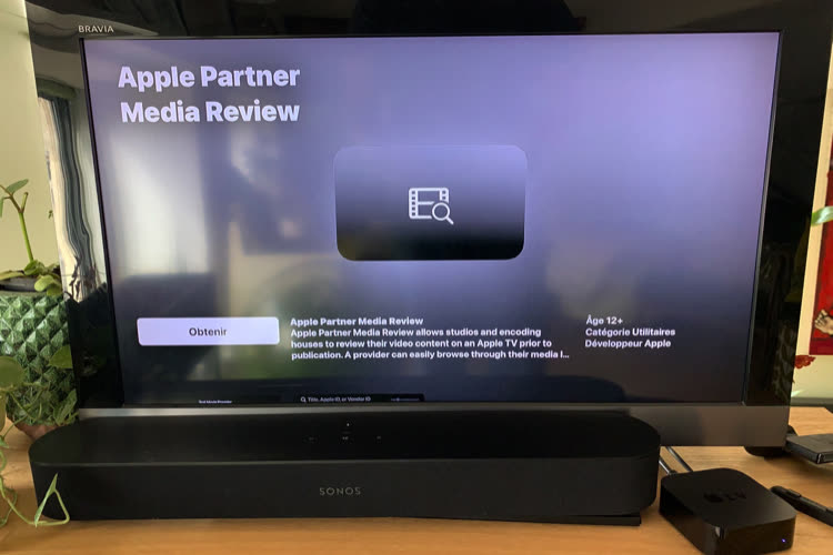Apple Partner Media Review, une app pour les studios sur tvOS