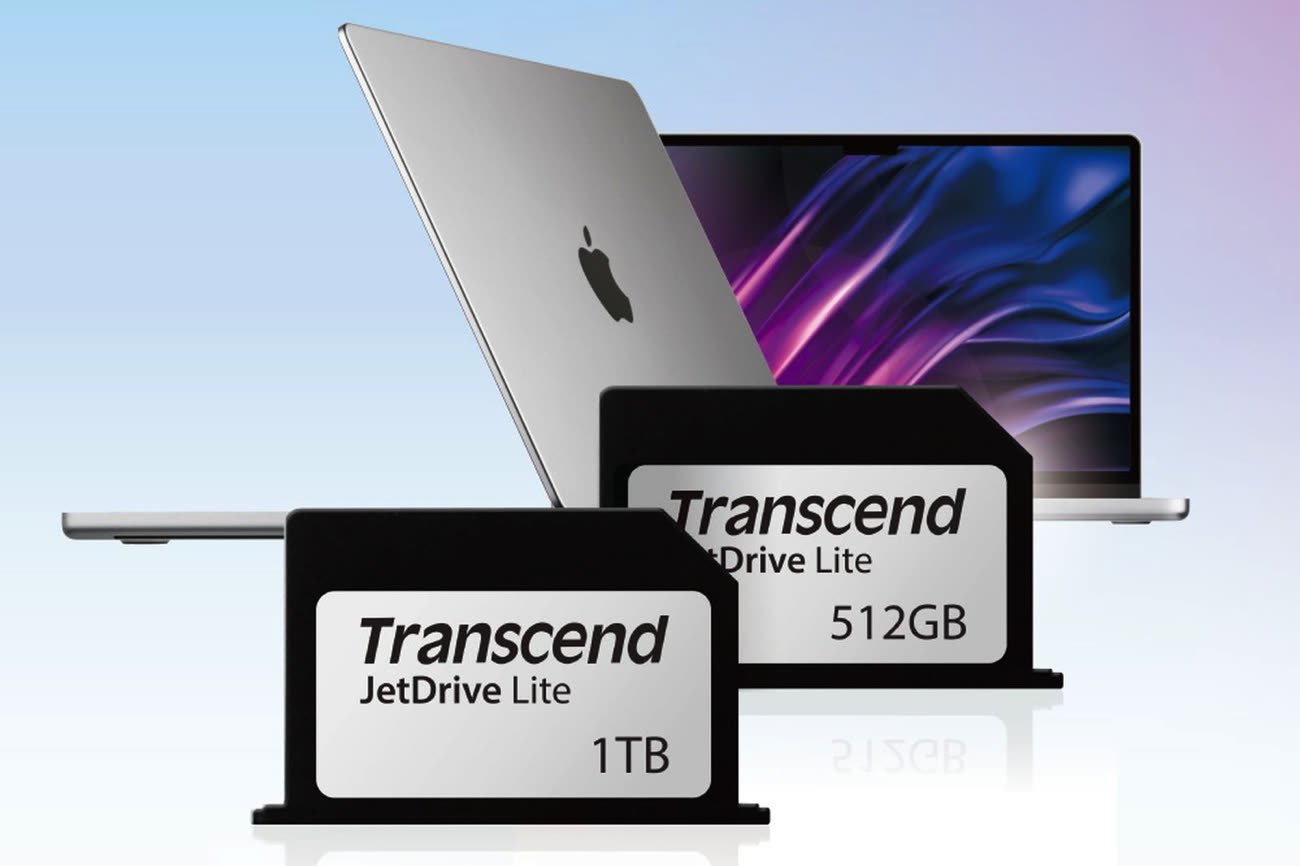 Le JetDrive Lite, carte SD discrète pour MacBook Pro de Transcend