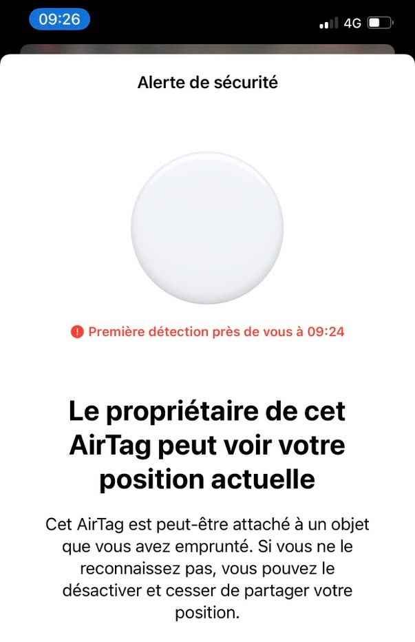 Promo : un AirTag pour 29 € chez  (- 26 %)