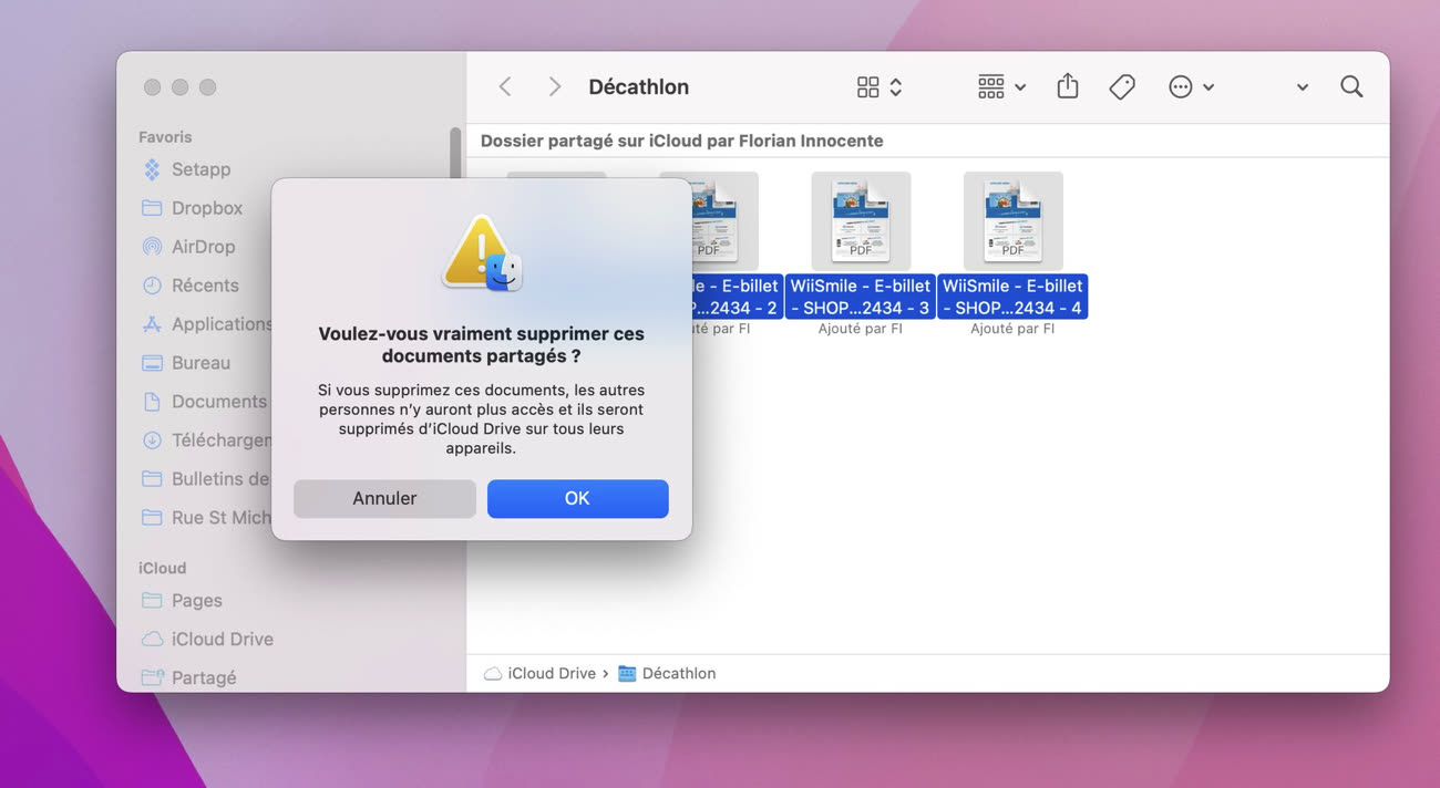 Ajouter les fichiers de vos dossiers Bureau et Documents dans iCloud Drive  - Assistance Apple (FR)