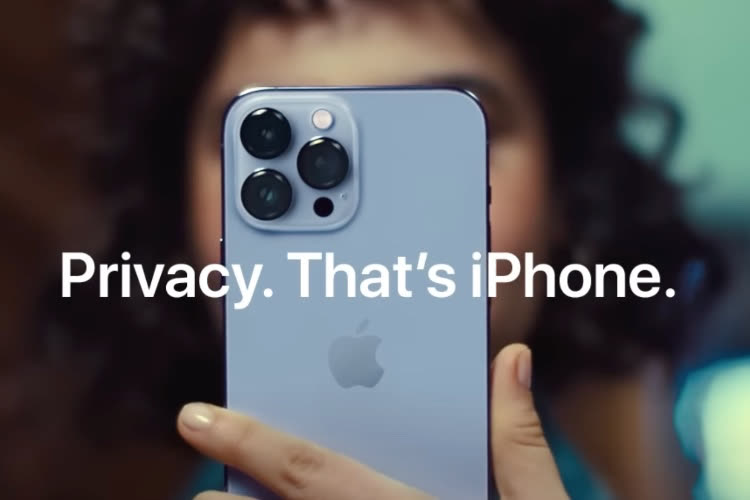 Un nouveau spot de pub malin d'Apple pour la confidentialité