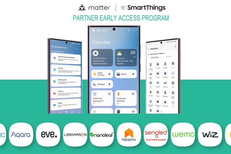 Samsung lance un programme de test d'accessoires compatibles Matter