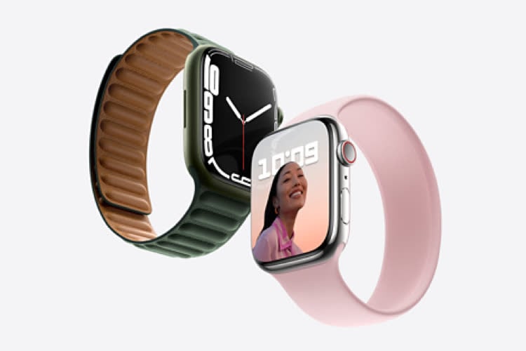Apple Watch : jusqu'à 40 € de réduction sur les Series 7 et SE