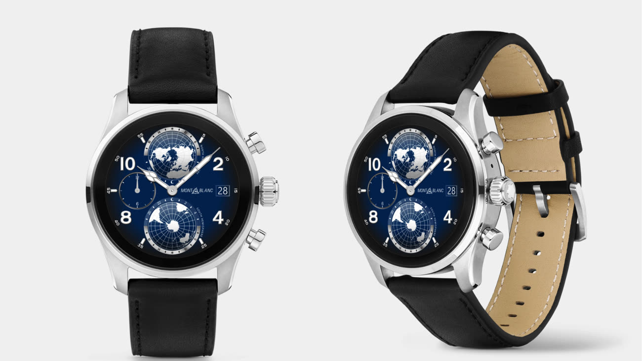 La nouvelle montre de Montblanc sous Wear OS 3 sera compatible avec les  iPhone