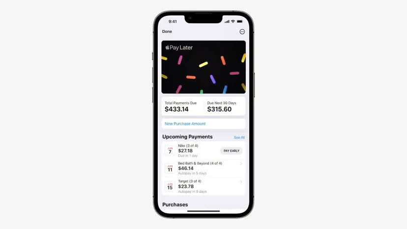 Uitvoerbaar Literaire kunsten Concentratie WWDC 2022 : Apple Pay Later permet de payer en 4 fois sans frais |  iGeneration