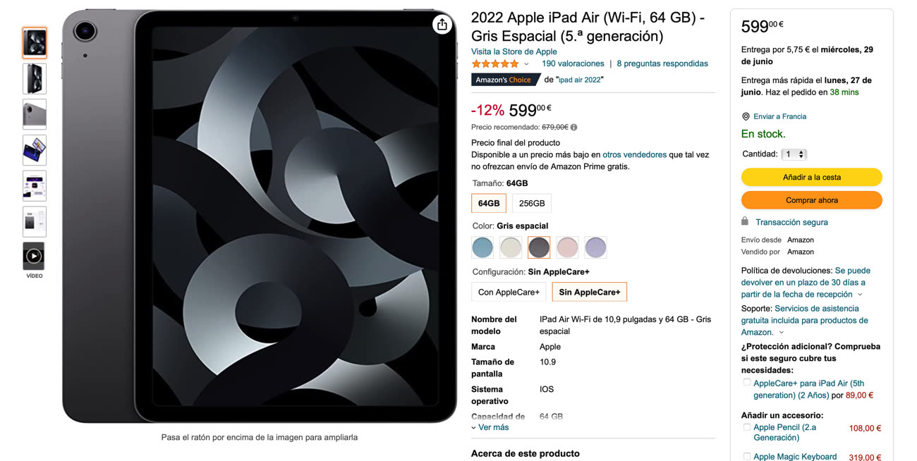 Hausse de prix pour l'iPad Air 5 et l'iPad mini 6 : + 90 € pour l'un, + 100  € pour l'autre