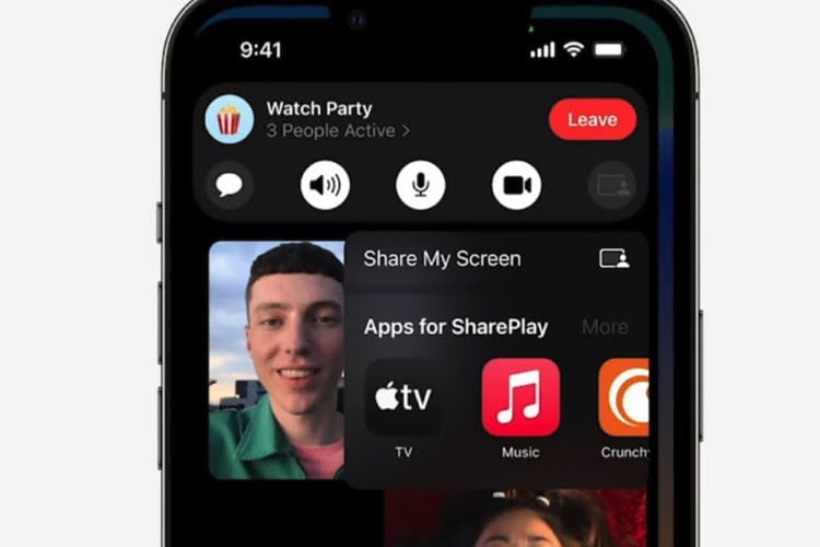 iOS 16 : SharePlay sera plus accessible