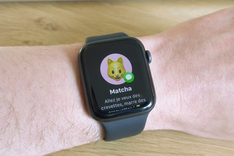 watchOS 9 : les notifications s'affichent en haut de l’écran quand vous utilisez la montre