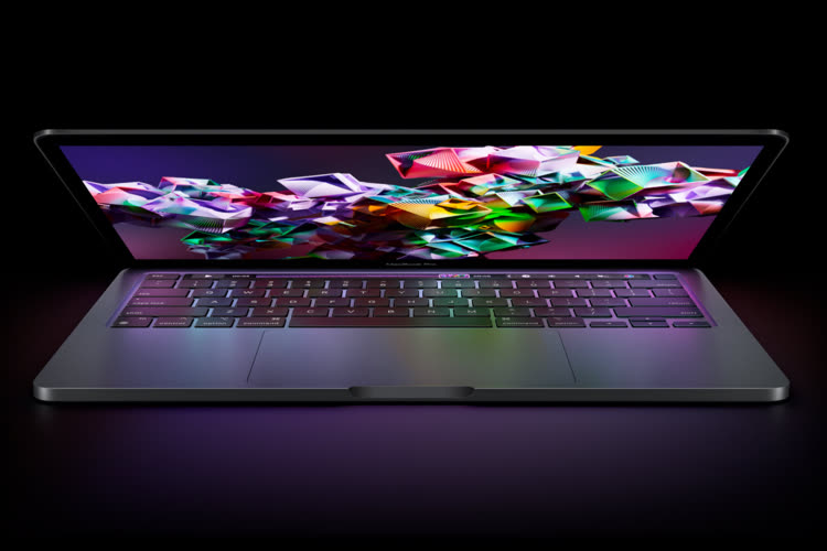 MacBook Pro 13" M2 : les commandes sont ouvertes