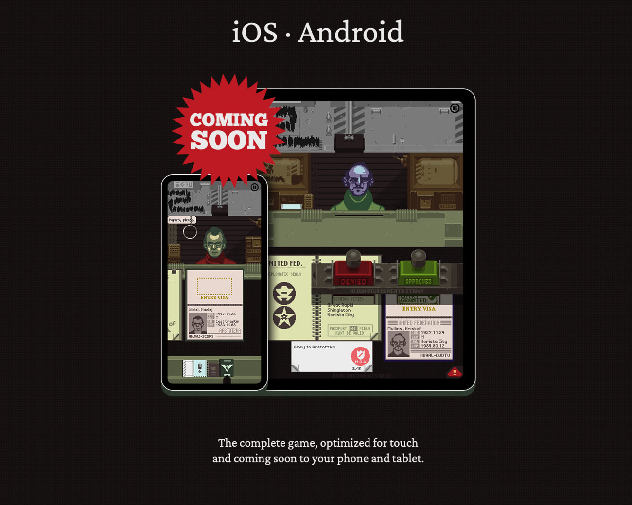 Papers, Please on the App Store